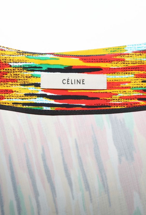 Céline Asymmetrical Ikat Print Skirt - 5 Céline Asymmetrical Ikat Print Skirt - 5