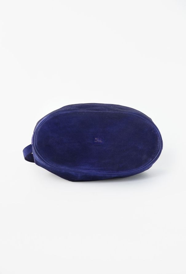 Hermès '80s Chèvre Velours Market Bag - 6