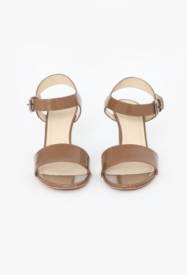 Céline Patent Leather Buckle Sandals - 3 Céline Patent Leather Buckle Sandals - 3