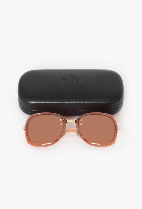 Gianni Versace '90s Embellished Rimless Sunglasses - 2 Gianni Versace '90s Embellished Rimless Sunglasses - 2