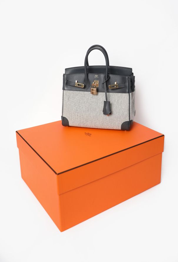 Hermès Beautiful 2024 Toile H & Swift Birkin 25 - 3