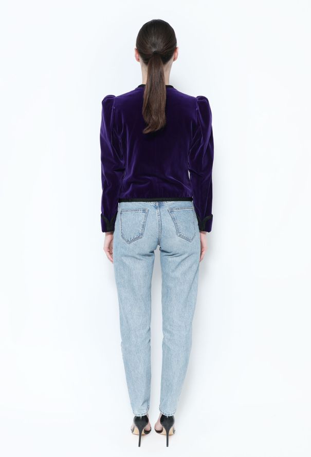 Saint Laurent COLLECTOR F/W 1979 Velvet Jacket - 6