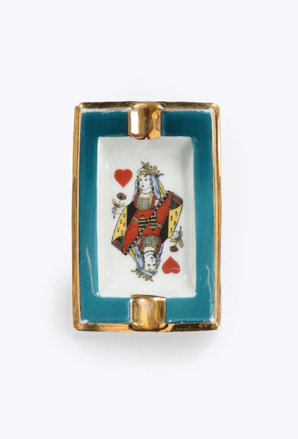Vintage Objects & Decor Rare 1950s Limoges Playing Card Ashtrays - 6
