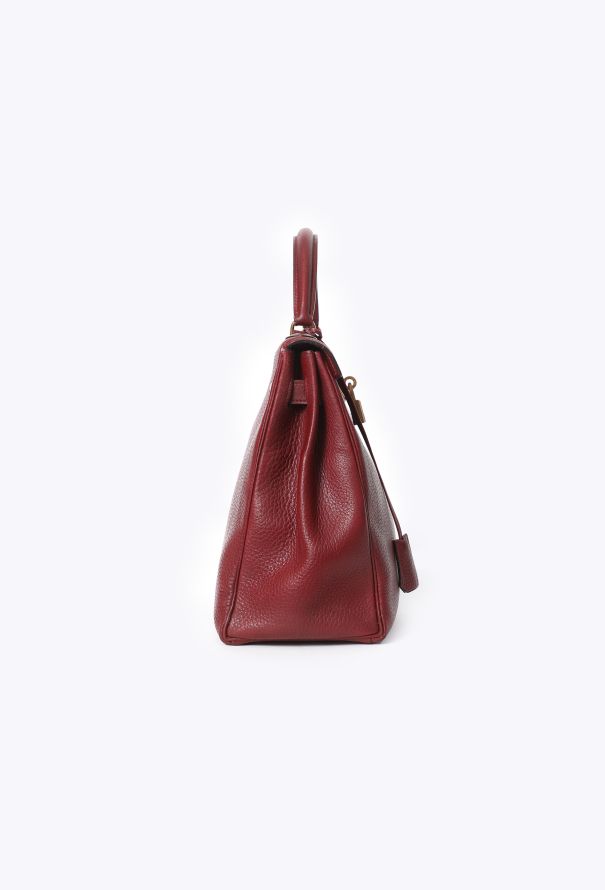 Hermès Vintage Rouge H Clémence Kelly Retourné 32 - 7