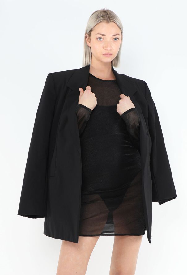 Helmut Lang 1991 Iridescent Lurex Sheath Dress - 3