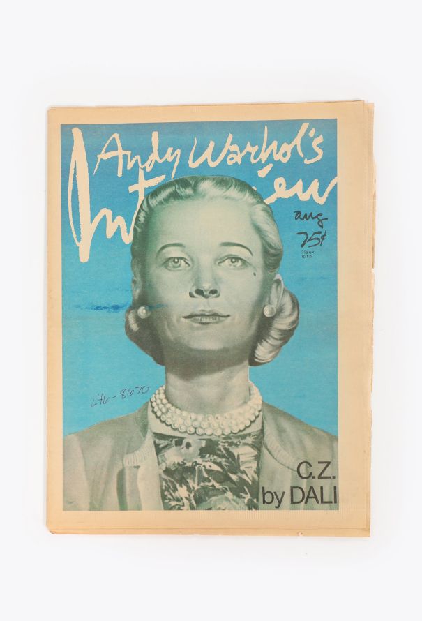 Interview Magazine RARE CZ Guest by Dalí, June 1976 - 1