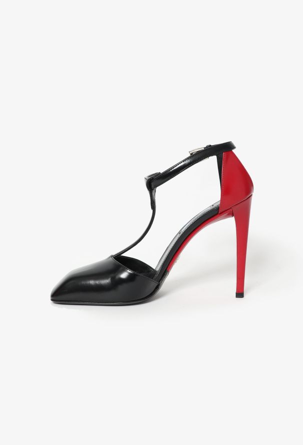 Prada 2014 Bicolor T-Strap Pumps - 4 Prada 2014 Bicolor T-Strap Pumps - 4