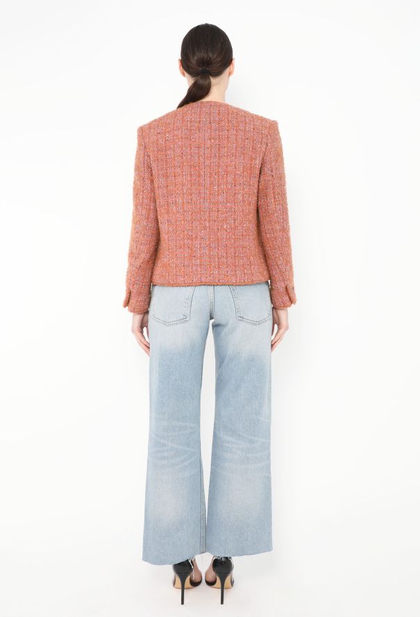 Chanel 1997 Gilded 'CC' Bouclé Jacket - 5