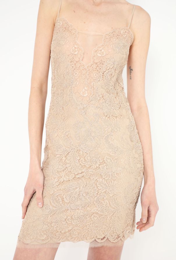 Gucci 2016 Guipure Lace Slip Dress - 3