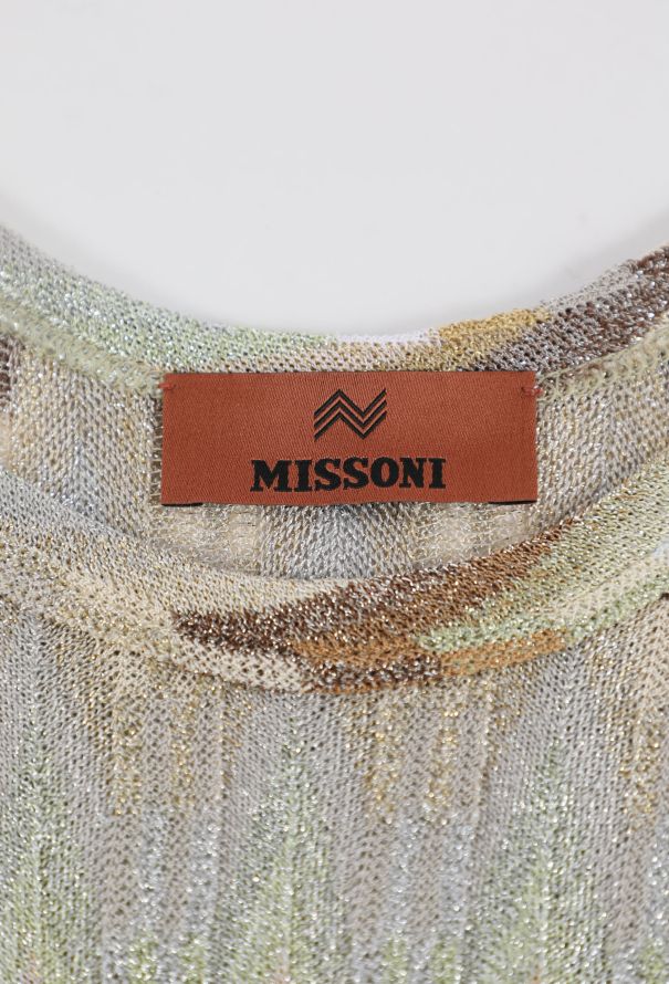 Missoni 2024 Chevron Lamé Maxi Dress - 5