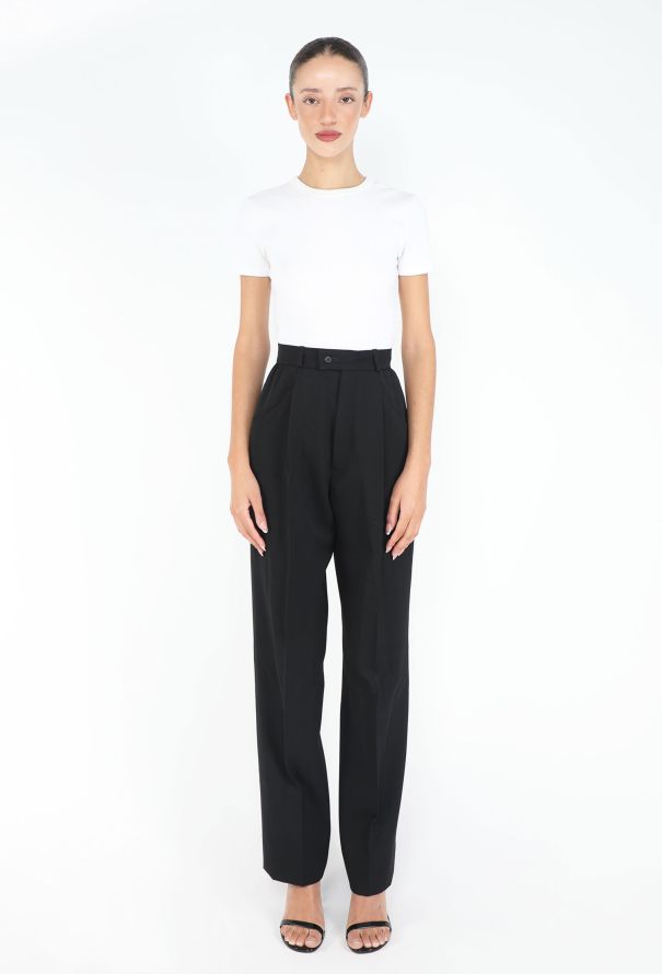 Saint Laurent Timeless '90s Smoking Vest Ensemble - 4