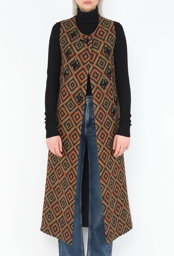 Prada F/W 2012 Geometric Embellished Vest - 3
