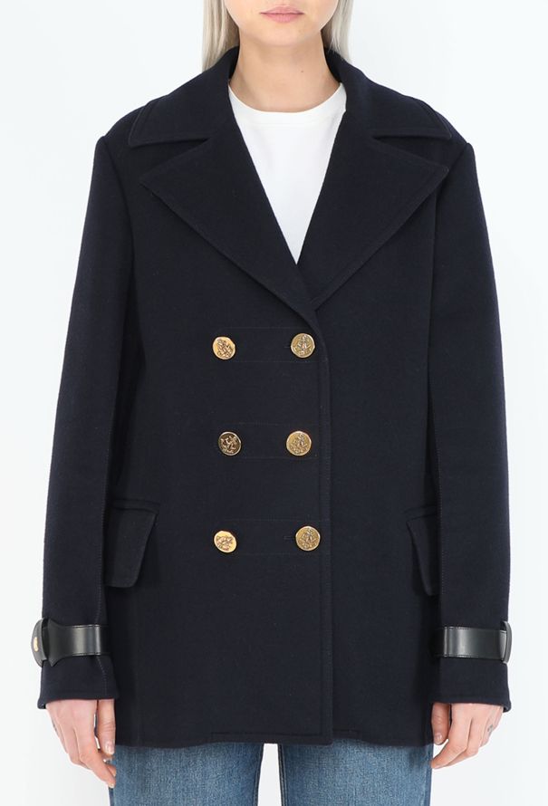 Louis Vuitton 2017 Felted Wool Peacoat - 2