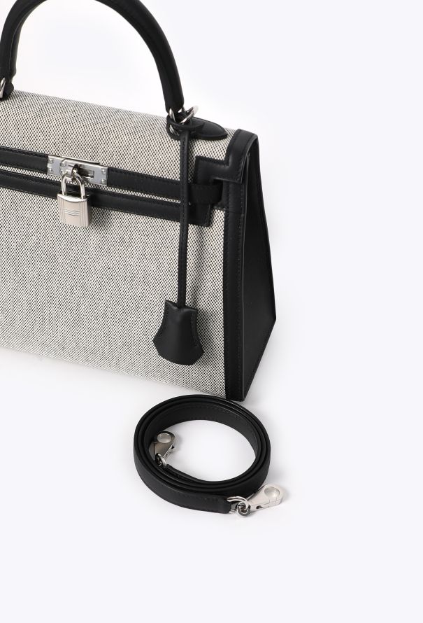Hermès Toile H & Black Swift Kelly Sellier 25, 2026 - 4