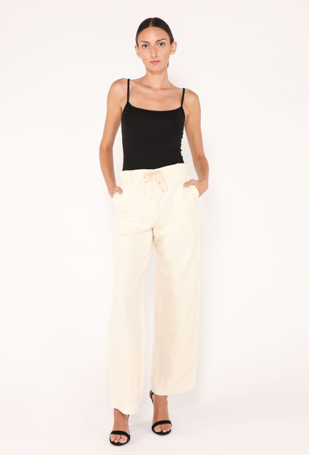 The Row S/S 2022 Dandy Linen Trousers - 3