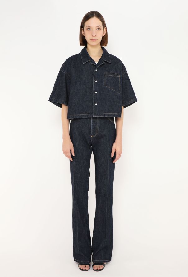 Bottega Veneta 2020 Denim Bootcut Ensemble - 4