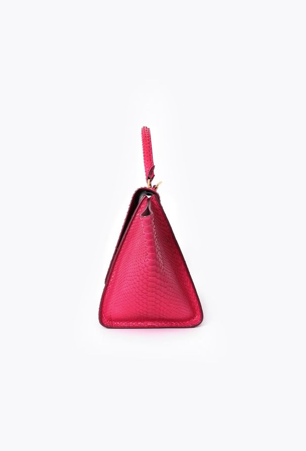 Céline Fuchsia Python Trapeze Bag - 7 Céline Fuchsia Python Trapeze Bag - 7