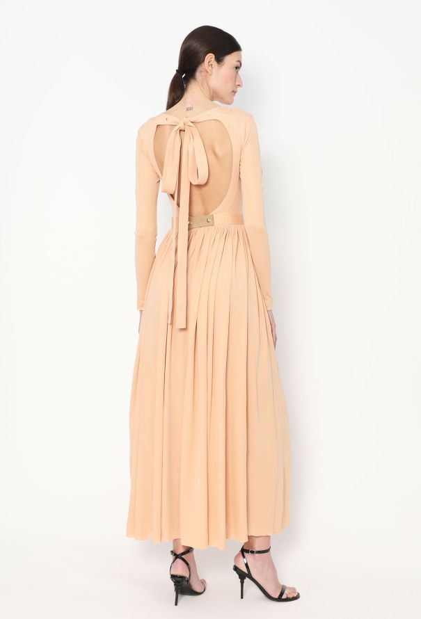 Céline Open-Back Crêpe Dress, S/S 2016 - 3
