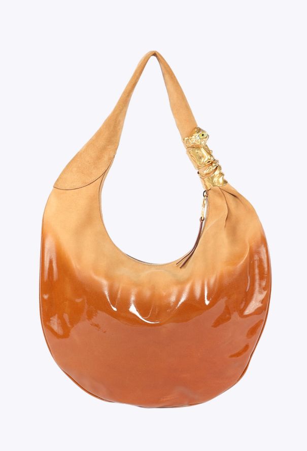 Schiaparelli Large Suede Soufflé Bag, S/S 2025 - 1