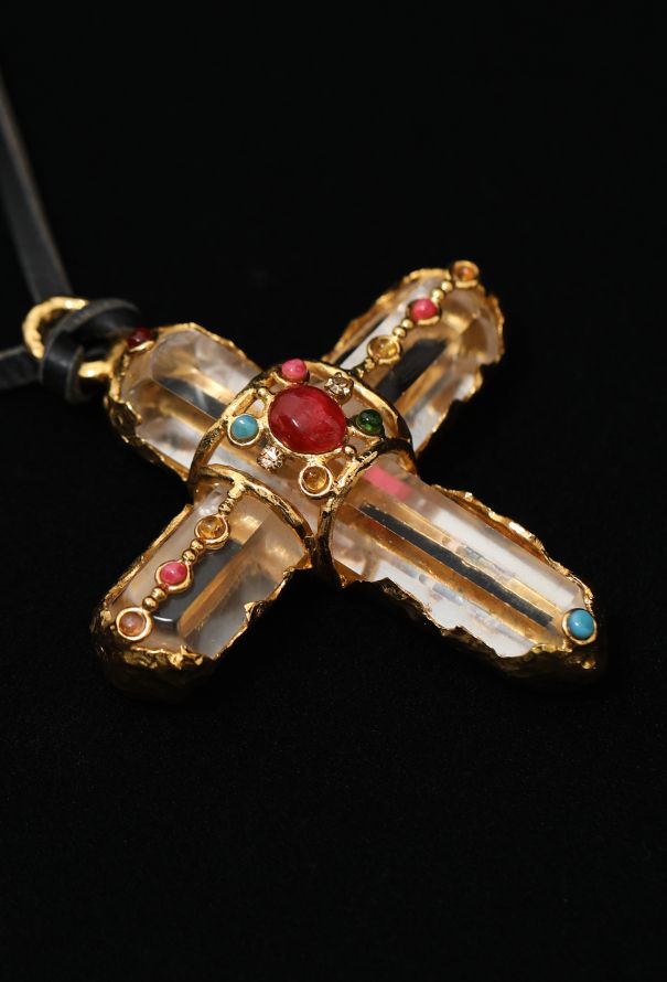 Chanel COVETED F/W 1993 Goossens' Maltese Cross Pendant - 5