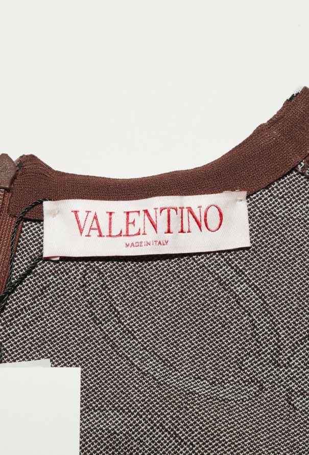 Valentino Resort 2023 Ostrich Trim Intarsia Ensemble - 8 Valentino Resort 2023 Ostrich Trim Intarsia Ensemble - 8