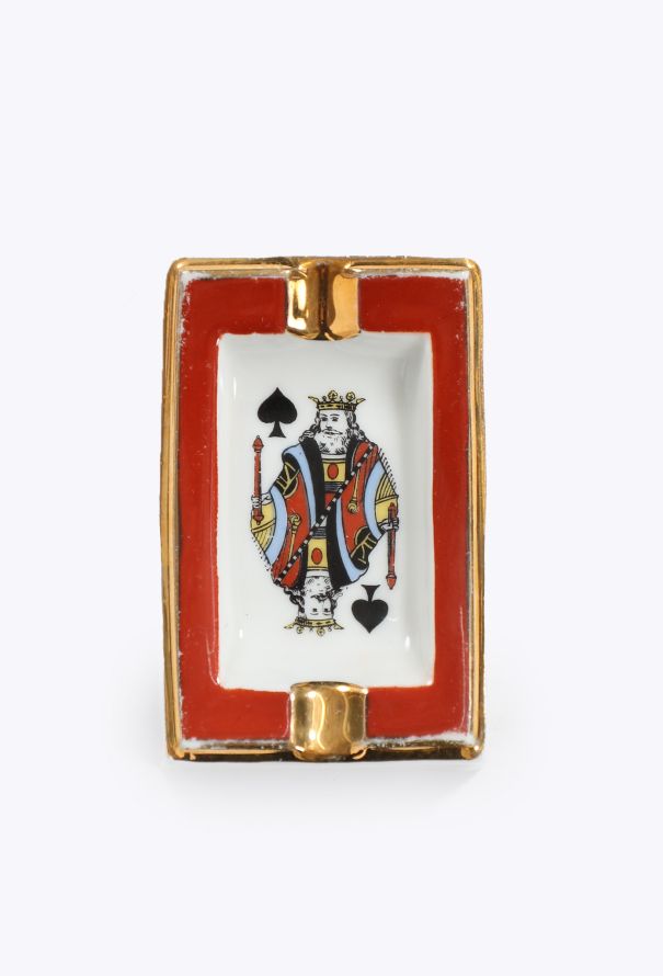 Vintage Objects & Decor Rare 1950s Limoges Playing Card Ashtrays - 4