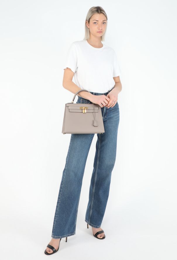 Hermès Gris Asphalte Epsom Kelly Sellier 28 - 2