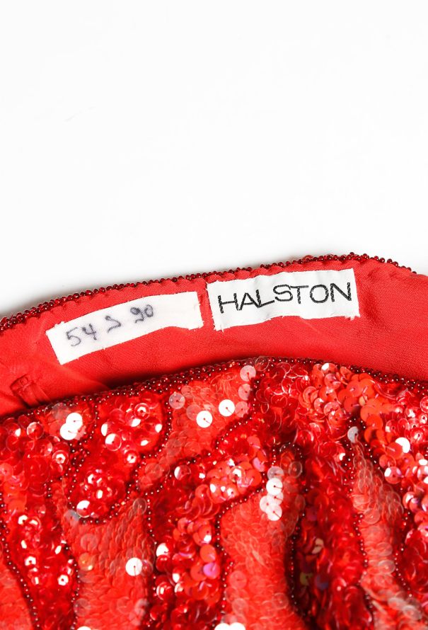 Halston COLLECTOR '70s Couture Sequin Gown - 5 Halston COLLECTOR '70s Couture Sequin Gown - 5