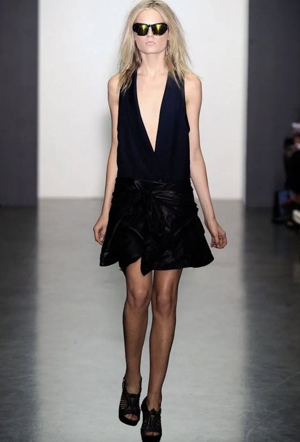 Proenza Schouler S/S 2010 Leather Jacket Skirt - 2