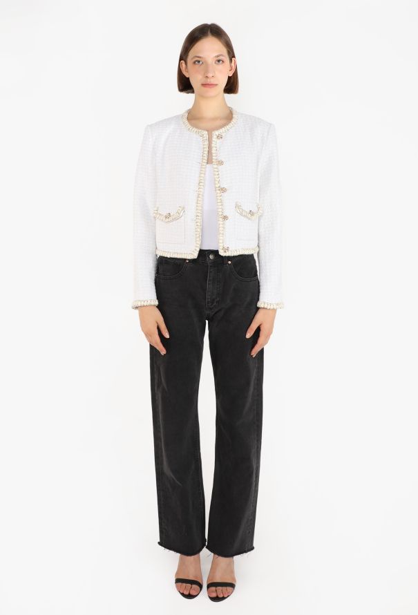 Chanel Lamé Tweed Jacket, Pre-Fall 2025 - 5