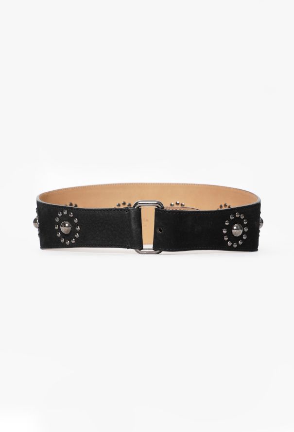 Alaïa Floral Studded Wide Belt - 5