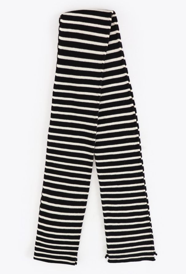 Saint Laurent 2015 Striped Knit Scarf - 1