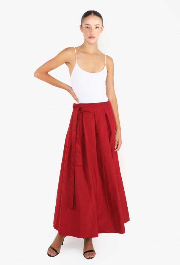 Dior Silk Faille Pleated Skirt - 4