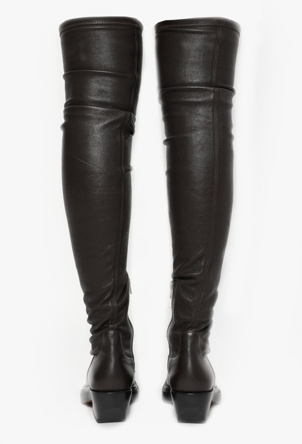 Bottega Veneta F/W 2020 Leather Western Boots - 5 Bottega Veneta F/W 2020 Leather Western Boots - 5