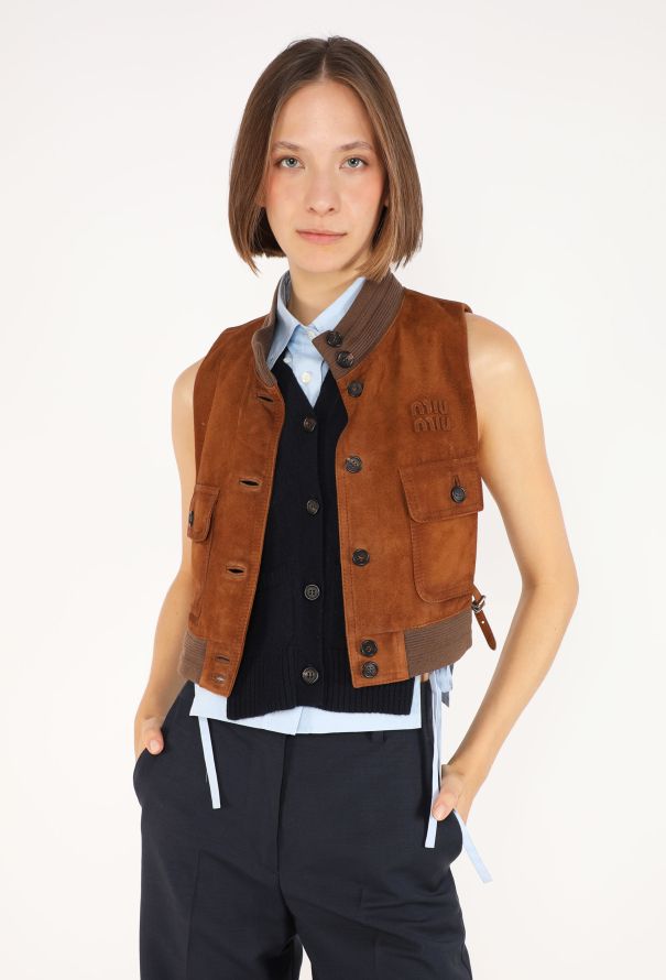 Miu Miu Poplin Open Shirt, S/S 2026 - 6