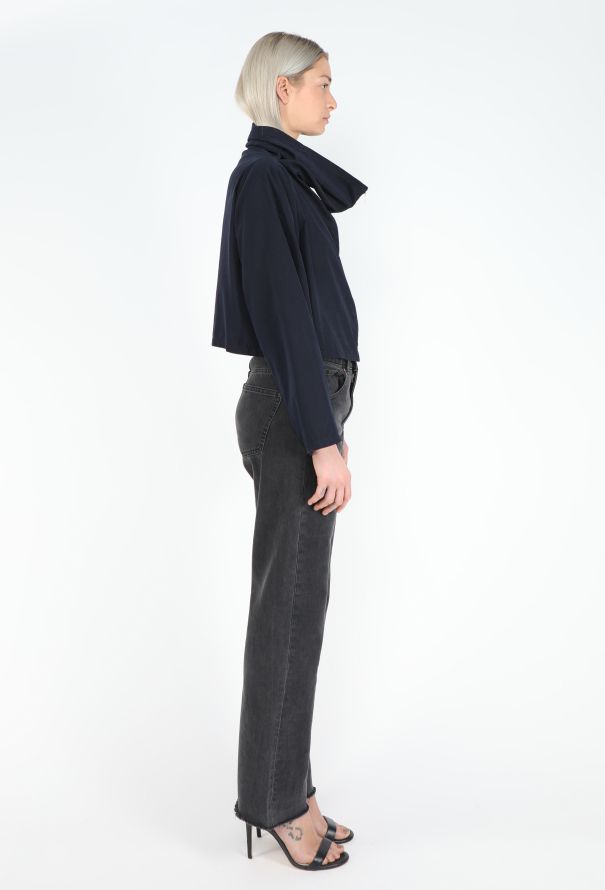 Helmut Lang 1989 Brushed Cowl-Neck Jacket - 5