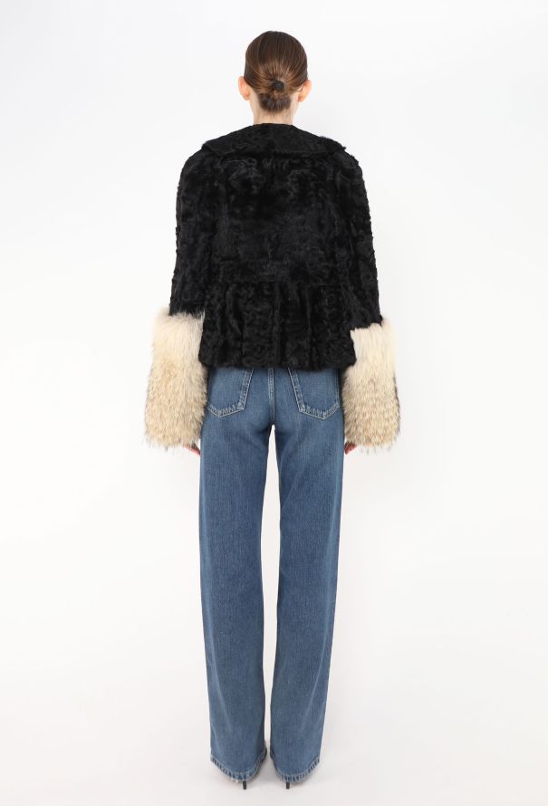 Revillon '90s Astrakhan Coyote Fur Jacket - 5