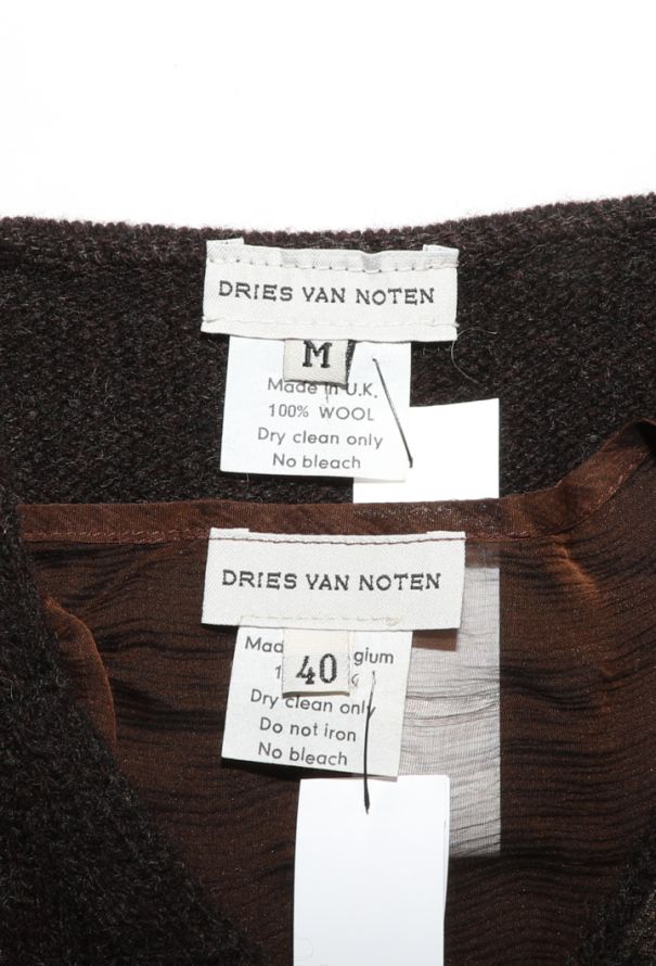 Dries Van Noten Layered Sweater Ensemble, 1997 - 8