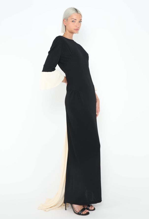 Chloé Early '90s Ruffled Train Gown - 1