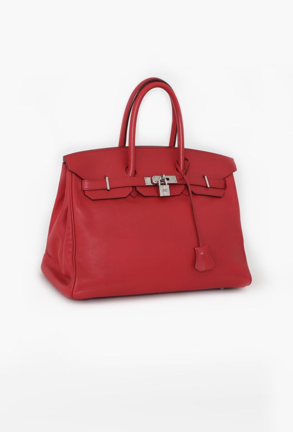 Hermès Red Swift Birkin 35 - 3 Hermès Red Swift Birkin 35 - 3
