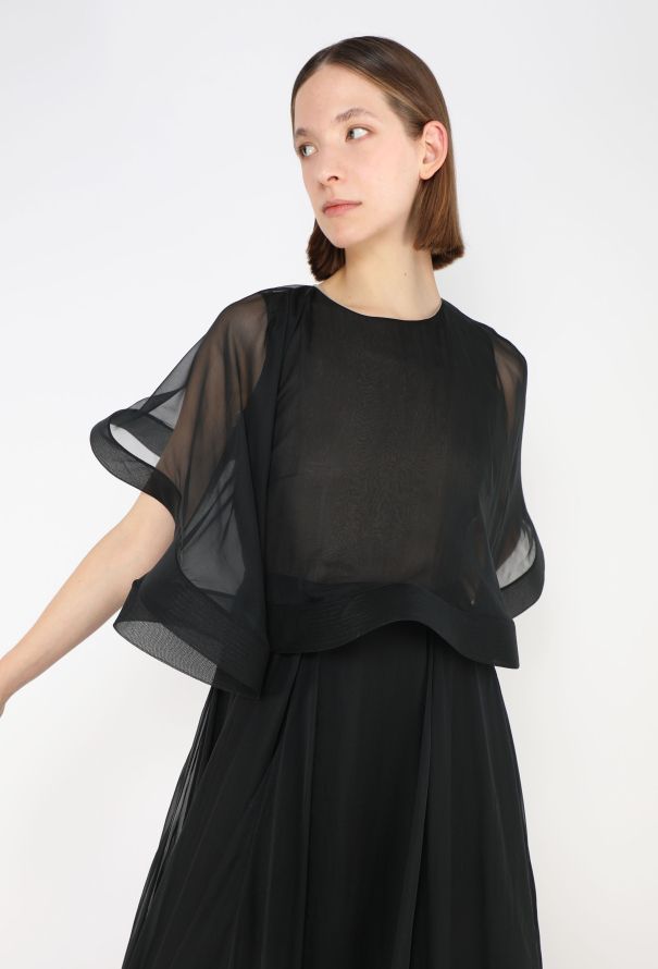 Valentino Couture Spring 2010 Silk Cape Gown - 3