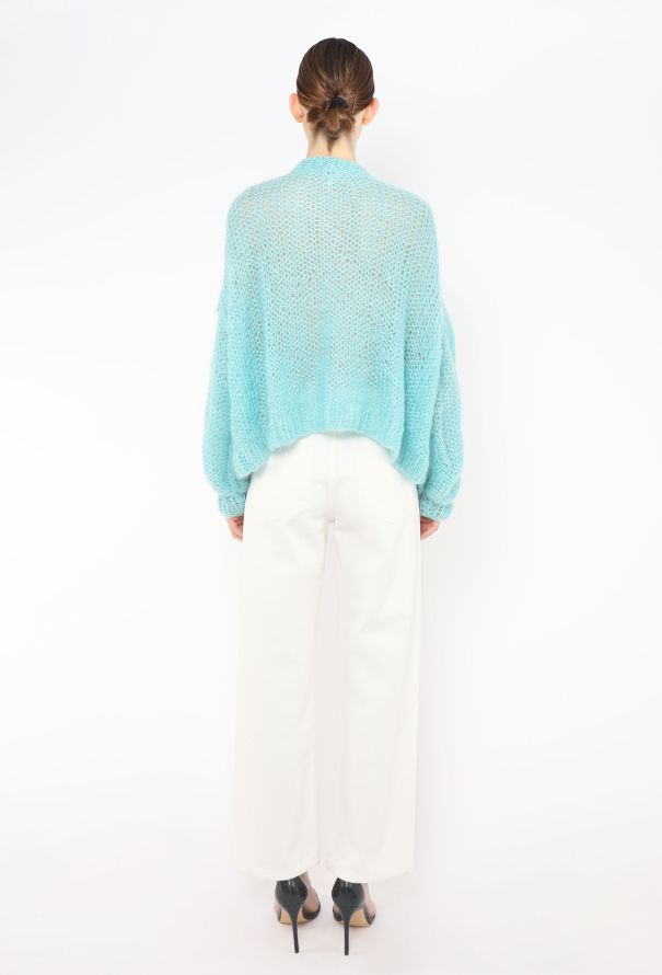 Loewe 2022 Mohair Anagram Sweater - 7