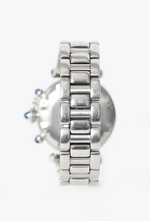 Cartier Vintage Pasha Chronograph Steel Watch - 5