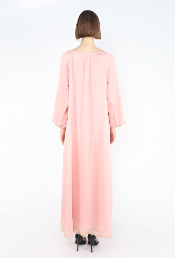 Dior Vintage Silk & Lace Nightgown Set - 7