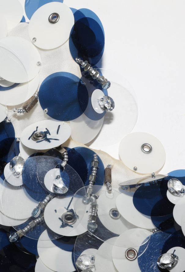 Prada S/S 2016 Paillette Organza Dress - 8