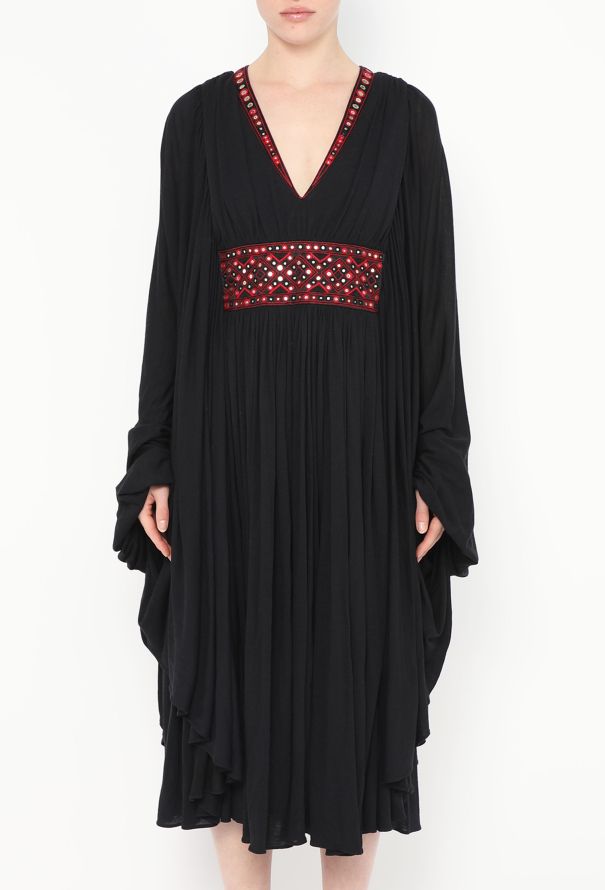 Alexander McQueen 2008 Embroidered Ruched Kaftan - 2