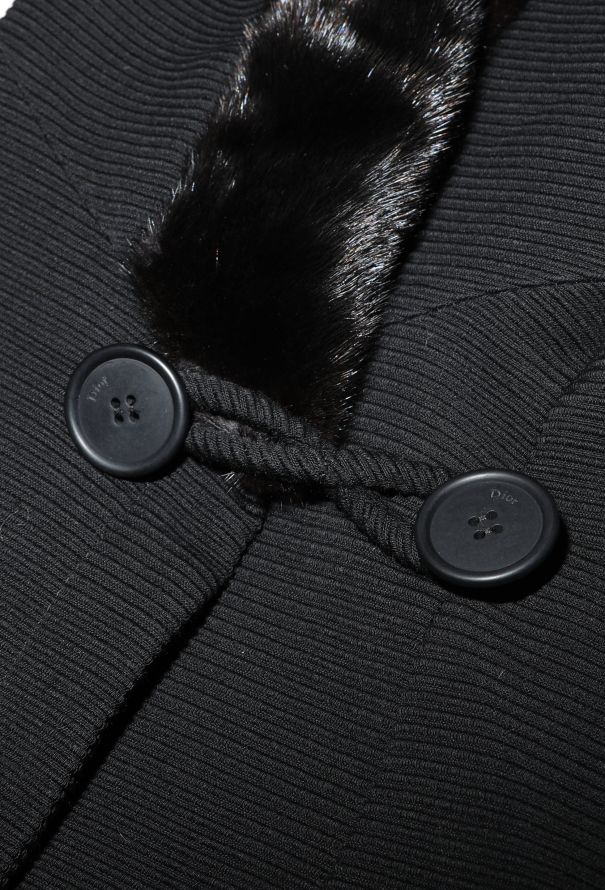 Dior F/W 2008 Mink Trim Duffle Jacket - 9 Dior F/W 2008 Mink Trim Duffle Jacket - 9