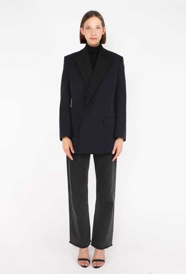 Bottega Veneta Intrecciato Lapel Blazer, S/S 2026 - 3