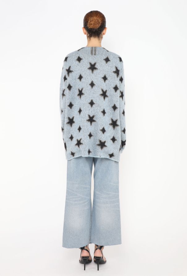 Saint Laurent F/W 2013 Mohair Star Cardigan - 5