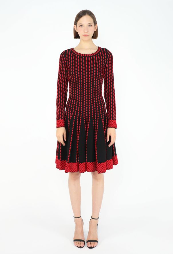 Alaïa F/W 2014 Dotted Skater Dress - 1